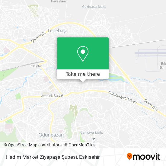 Hadim Market Ziyapaşa Şubesi map