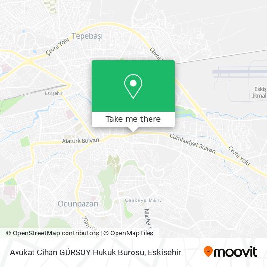 Avukat Cihan GÜRSOY Hukuk Bürosu map