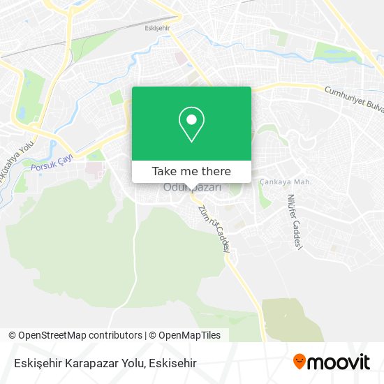 Eskişehir Karapazar Yolu map