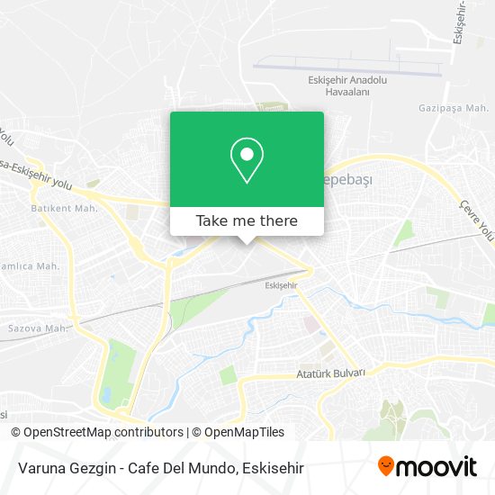 Varuna Gezgin - Cafe Del Mundo map