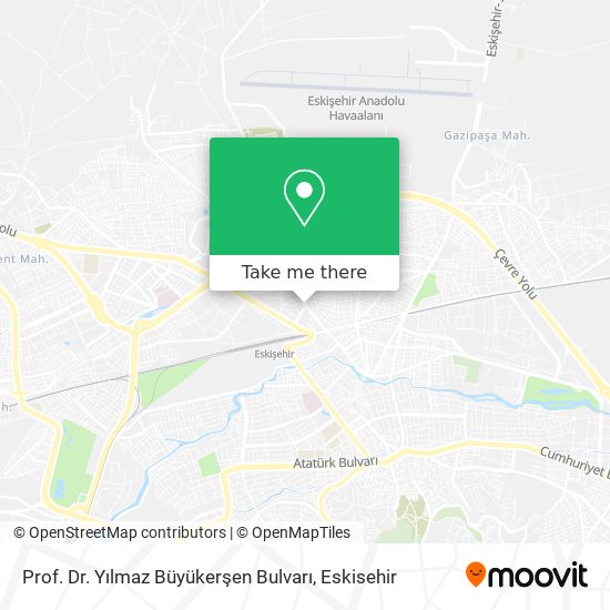 Prof. Dr. Yılmaz Büyükerşen Bulvarı map