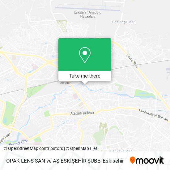 OPAK LENS SAN ve AŞ ESKİŞEHİR ŞUBE map