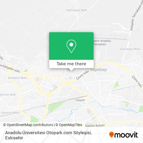 Anadolu Üniversitesi Otopark.com Söyleşisi map