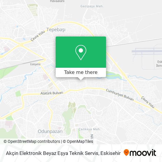 Akçin Elektronik Beyaz Eşya Teknik Servis map
