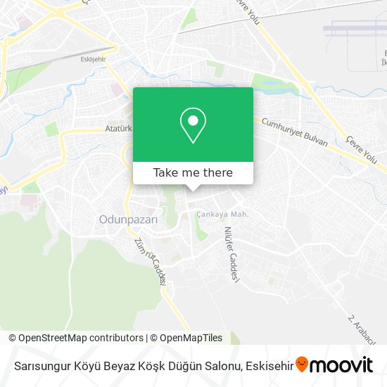 Sarısungur Köyü Beyaz Köşk Düğün Salonu map