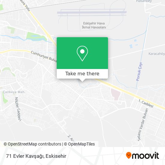 71 Evler Kavşağı map