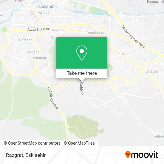 Razgrat map