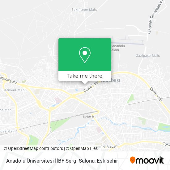 Anadolu Üniversitesi İİBF Sergi Salonu map