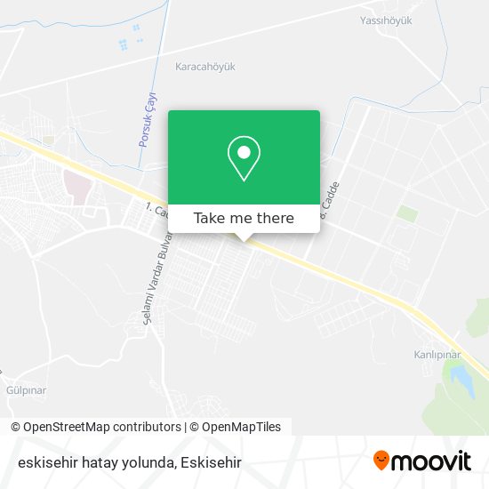 eskisehir hatay yolunda map