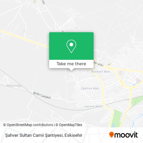 Şahver Sultan Camii Şantiyesi map