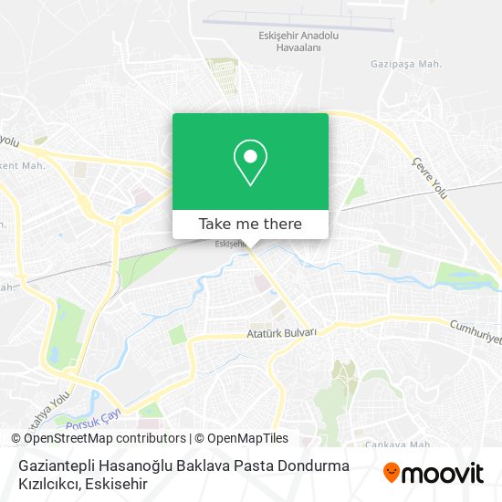 Gaziantepli Hasanoğlu Baklava Pasta Dondurma Kızılcıkcı map