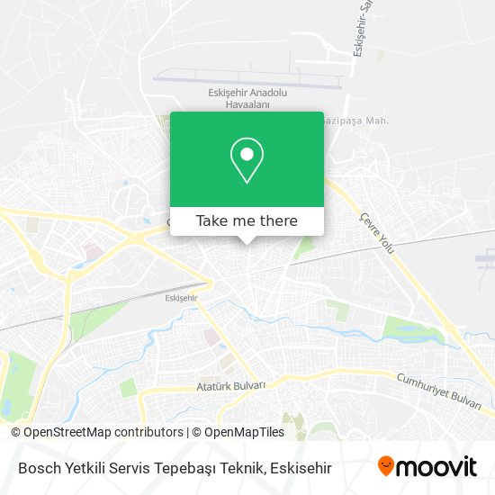 Bosch Yetkili Servis Tepebaşı Teknik map