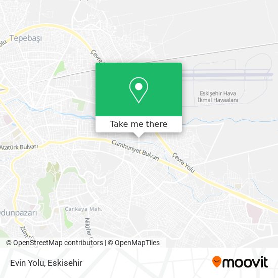 Evin Yolu map