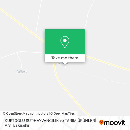 KURTOĞLU SÜT-HAYVANCILIK ve TARIM ÜRÜNLERİ A.Ş. map