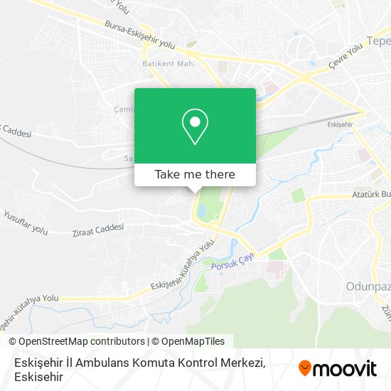 Eskişehir İl Ambulans Komuta Kontrol Merkezi map