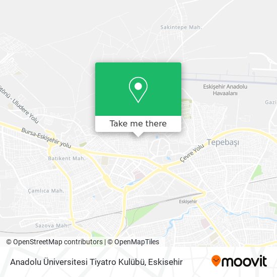 Anadolu Üniversitesi Tiyatro Kulübü map