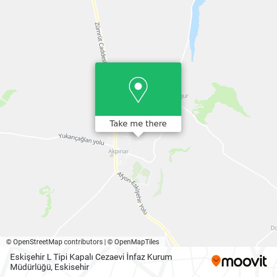 Eskişehir L Tipi Kapalı Cezaevi İnfaz Kurum Müdürlüğü map