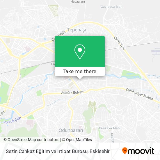 Sezin Cankaz Eğitim ve İrtibat Bürosu map