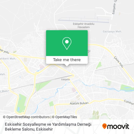 Eskisehir Sosyalleşme ve Yardımlaşma Derneği Bekleme Salonu map