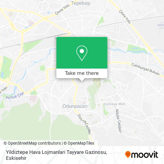 Yildiztepe Hava Lojmanlari Tayyare Gazinosu map
