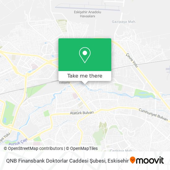 QNB Finansbank Doktorlar Caddesi Şubesi map
