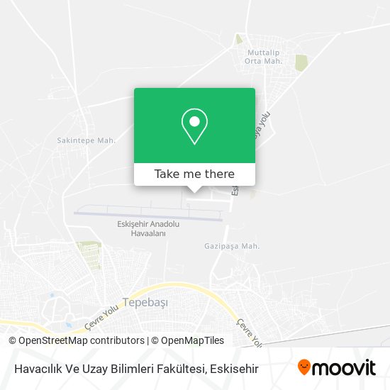 Havacılık Ve Uzay Bilimleri Fakültesi map