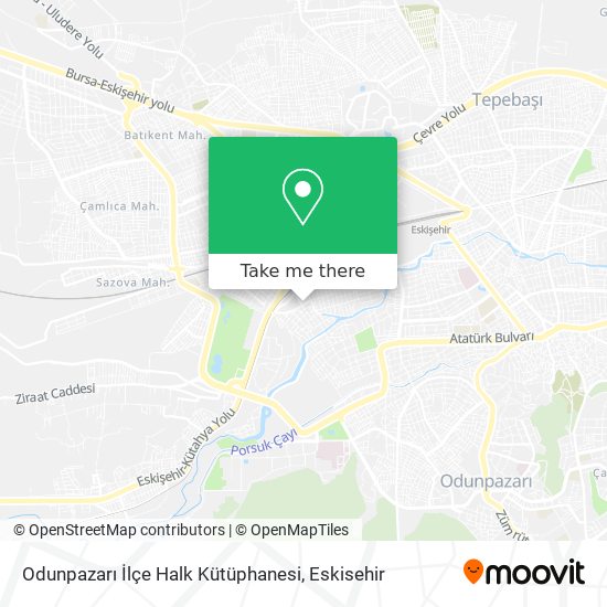 Odunpazarı İlçe Halk Kütüphanesi map