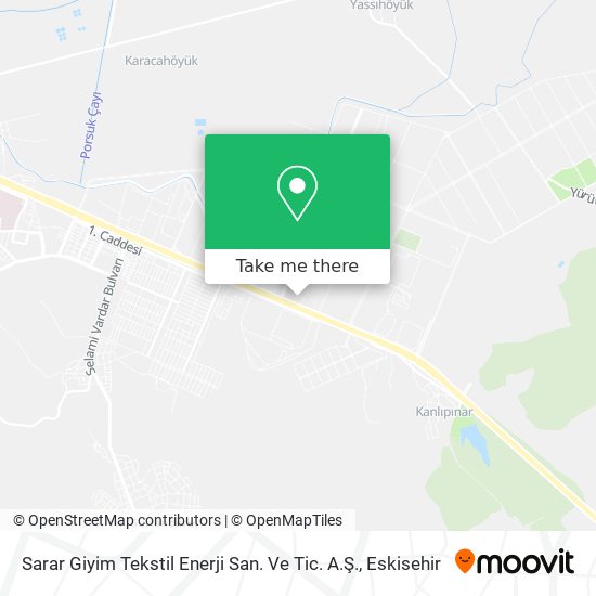 Sarar Giyim Tekstil Enerji San. Ve Tic. A.Ş. map