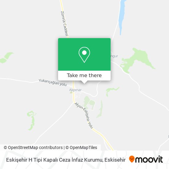 Eskişehir H Tipi Kapalı Ceza İnfaz Kurumu map