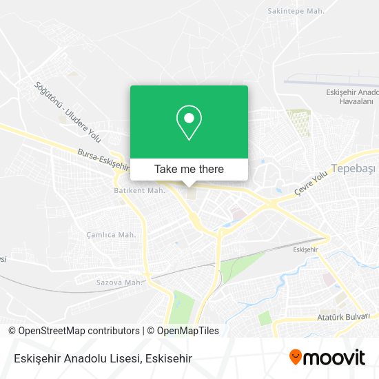 Eskişehir Anadolu Lisesi map