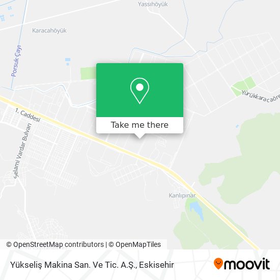 Yükseliş Makina San. Ve Tic. A.Ş. map