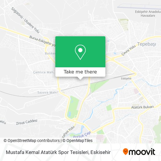 Mustafa Kemal Atatürk Spor Tesisleri map