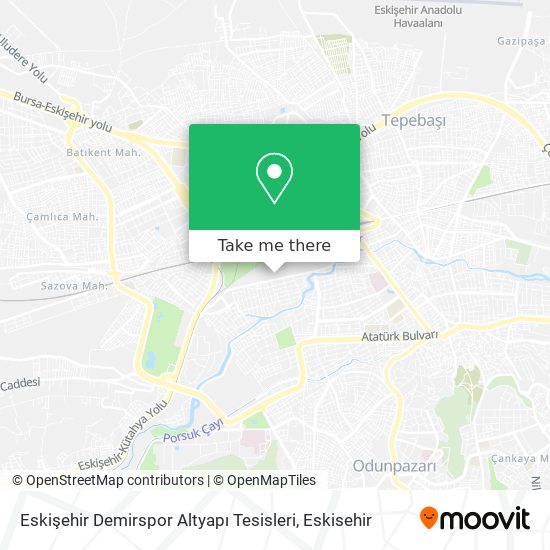 Eskişehir Demirspor Altyapı Tesisleri map