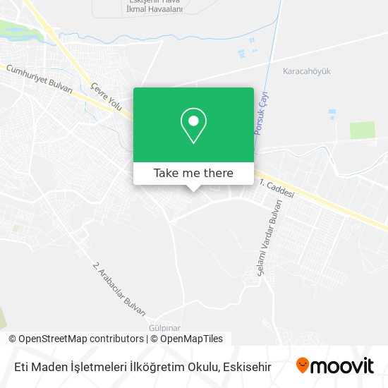 Eti Maden İşletmeleri İlköğretim Okulu map