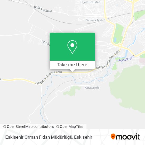Eskişehir Orman Fidan Müdürlüğü map