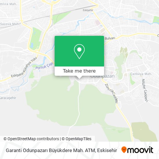 Garanti Odunpazarı Büyükdere Mah. ATM map