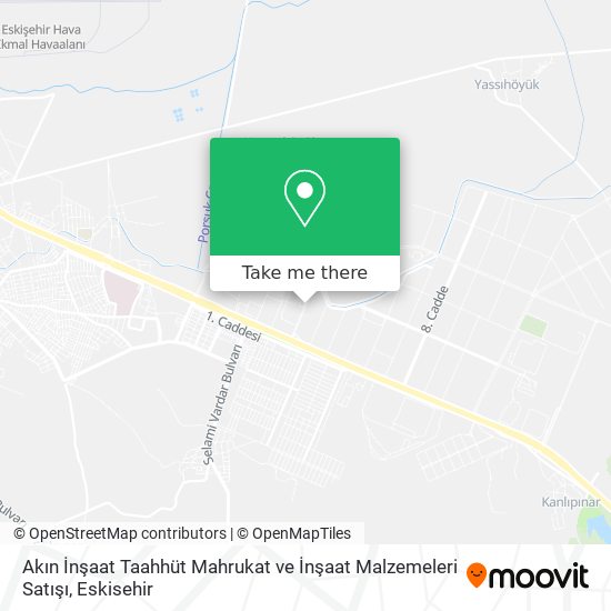 Akın İnşaat Taahhüt Mahrukat ve İnşaat Malzemeleri Satışı map