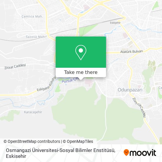 Osmangazi Üniversitesi-Sosyal Bilimler Enstitüsü map