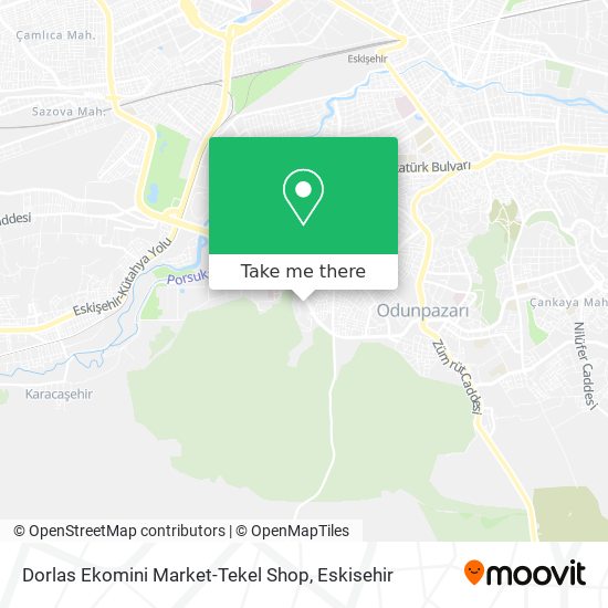 Dorlas Ekomini Market-Tekel Shop map