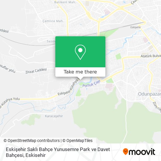 Eskişehir Saklı Bahçe Yunusemre Park ve Davet Bahçesi map