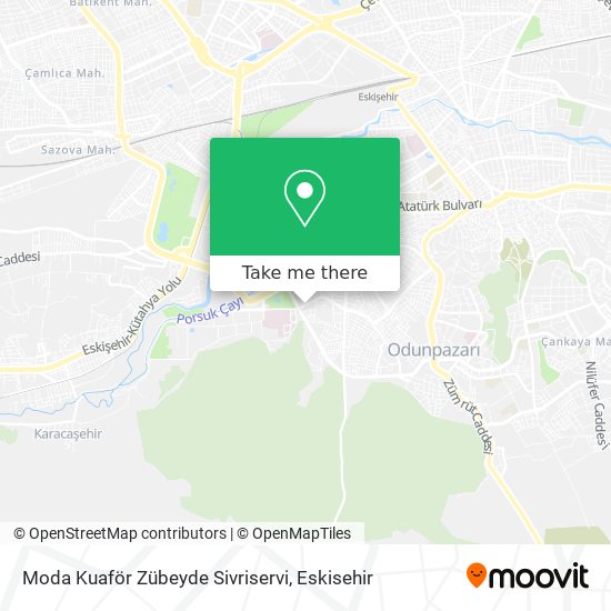 Moda Kuaför Zübeyde Sivriservi map