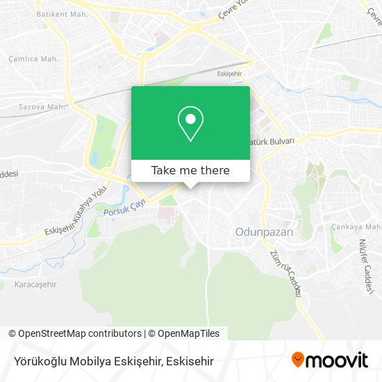 Yörükoğlu Mobilya Eskişehir map