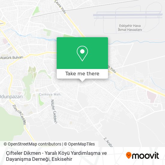 Çifteler Dikmen - Yaralı Köyü Yardimlaşma ve Dayanişma Derneği map