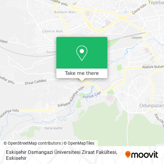 Eskişehir Osmangazi Üniversitesi Ziraat Fakültesi map