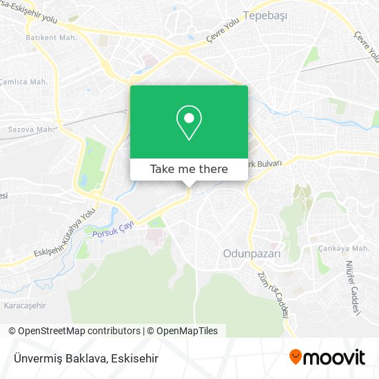 Ünvermiş Baklava map