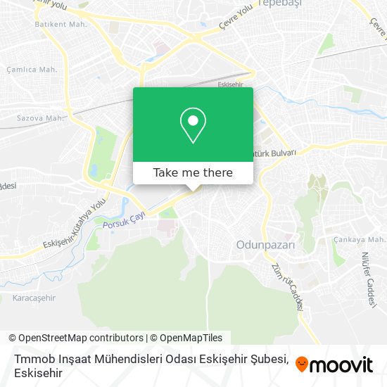 Tmmob Inşaat Mühendisleri Odası Eskişehir Şubesi map