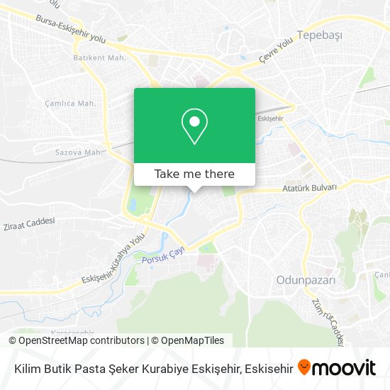 Kilim Butik Pasta Şeker Kurabiye Eskişehir map