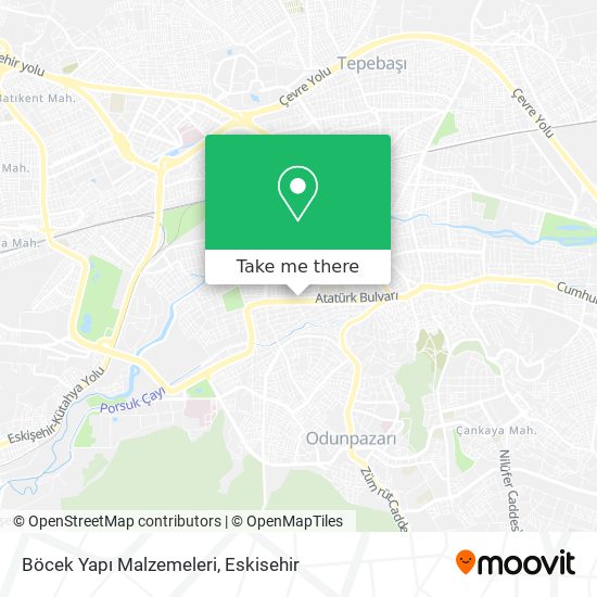 Böcek Yapı Malzemeleri map