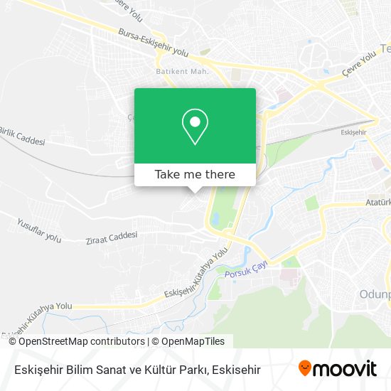 Eskişehir Bilim Sanat ve Kültür Parkı map