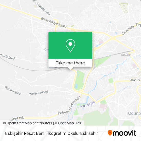 Eskişehir Reşat Benli İlköğretim Okulu map